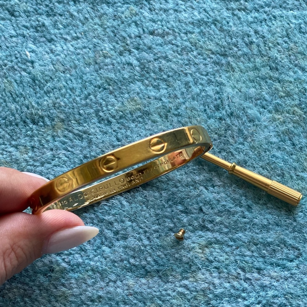 Vintage Aldo Cipullo 1970 Cartier  Love bracelet ✨